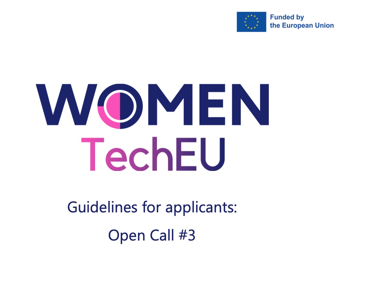 Жіночий Грант для Deep Tech Стартапів: Women TechEU – 75 000 € + Бізнес-Навчання 🚀💡