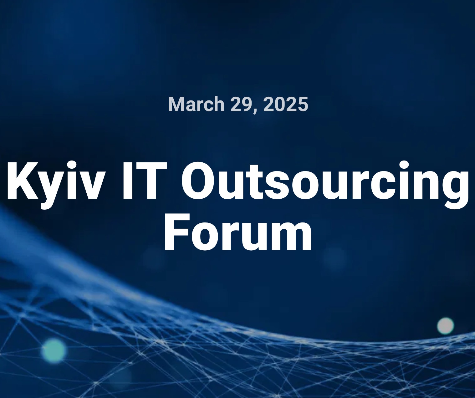 Kyiv IT Outsourcing Forum 2025